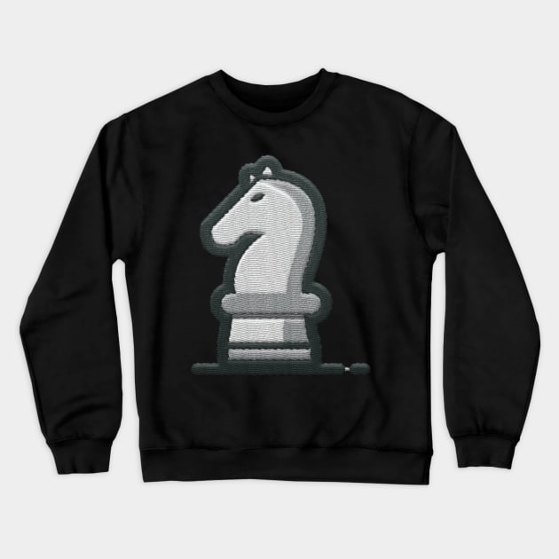 Chess Horse Crewneck Sweatshirt by aaallsmiles
